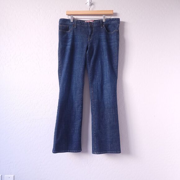 Gap Jeans Women's 14 Red Tag Premium Bootcut Dark Wash Blue Denim - Picture 1 of 8